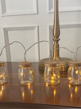 Mini Glass Jar String Lights - Warm White